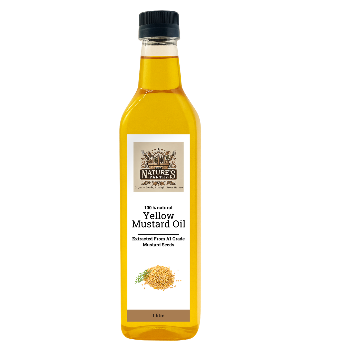Cold Pressed Organic Yellow Mustard Oil