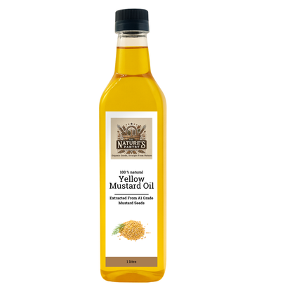 Cold Pressed Organic Yellow Mustard Oil