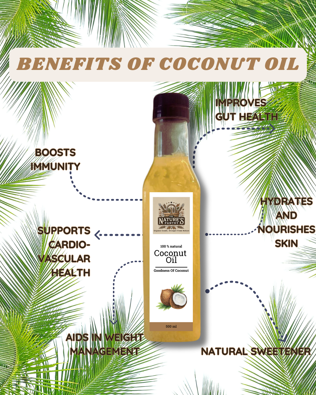 Natural Cold-Pressed Coconut Oil
