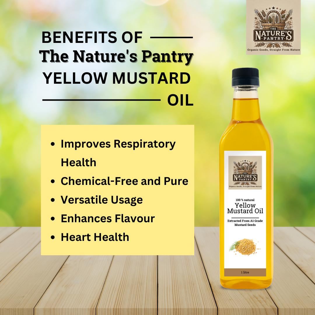 Cold Pressed Organic Yellow Mustard Oil